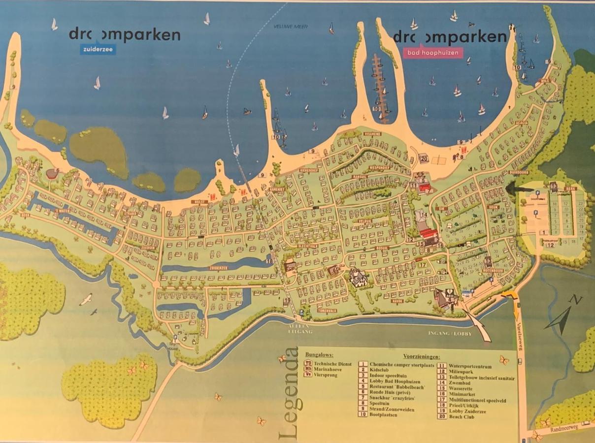 Badhoophuizen 6-Per Bungalow Veluwemeer Trampoline Hulshorst Exteriér fotografie