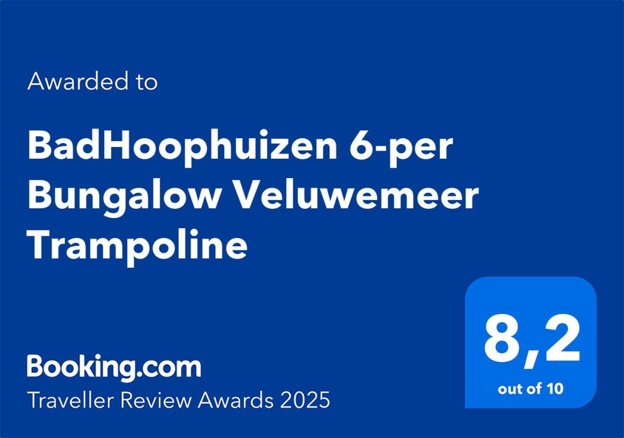 Badhoophuizen 6-Per Bungalow Veluwemeer Trampoline Hulshorst Exteriér fotografie